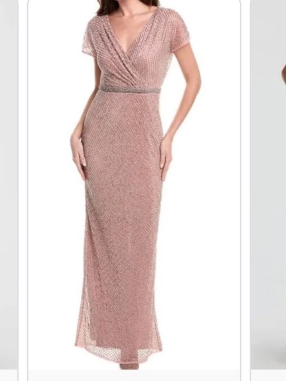 Rose pink maxi dress, Mac Dougal size 10 new with tags for mother of the bride - Picture 1 of 4